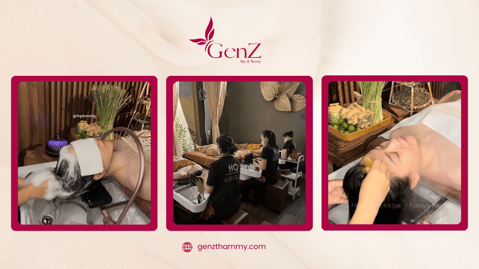 Khách Hàng Gội Đầu Dưỡng Sinh Tại HQ Spa Đà Nẵng